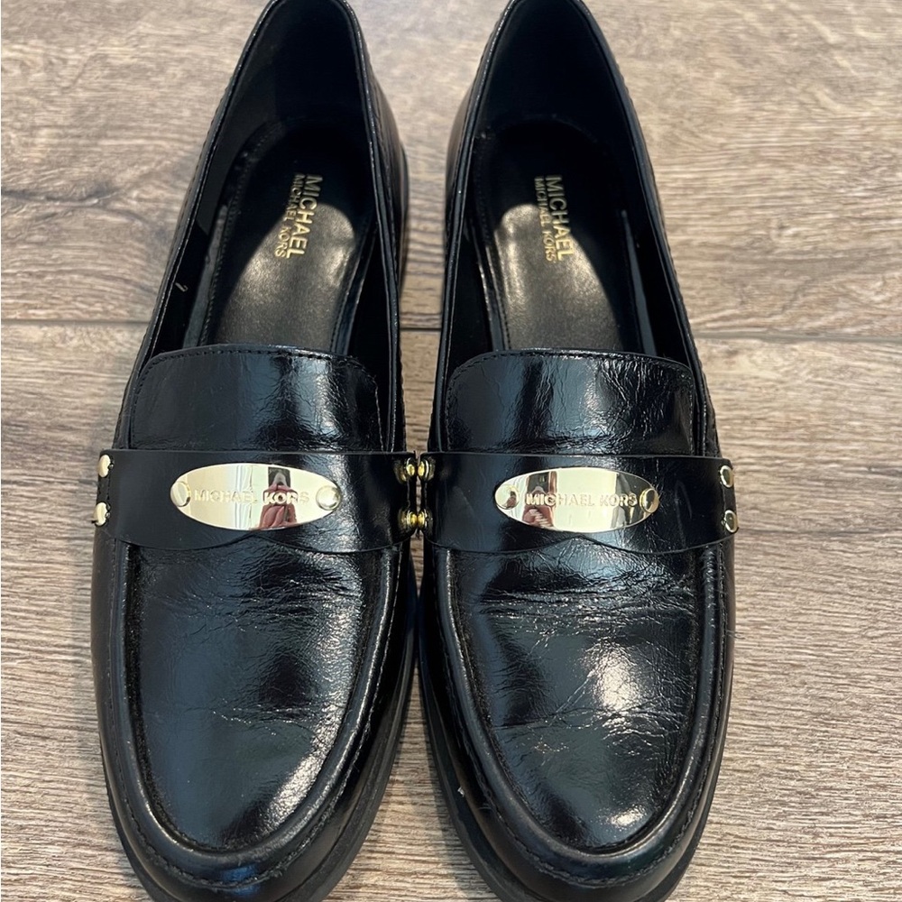 Michael Kors black loafers